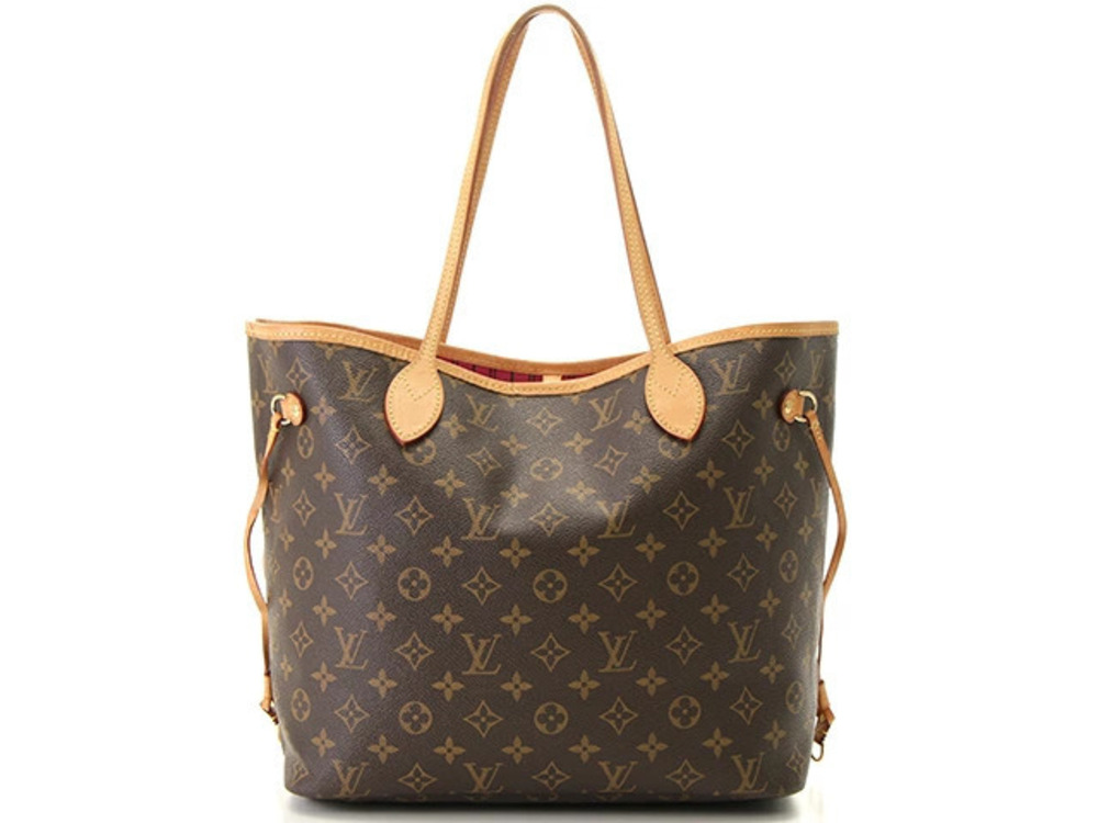 LOUIS VUITTON Neverfull Monogram Pivoine Tote Bag